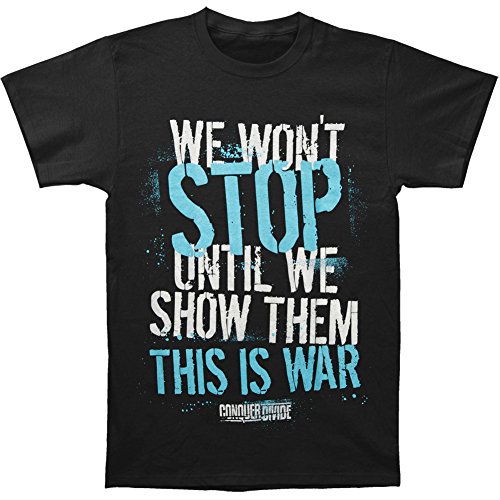 Conquer Divide Men's This Is War T-shirt X-Small Black