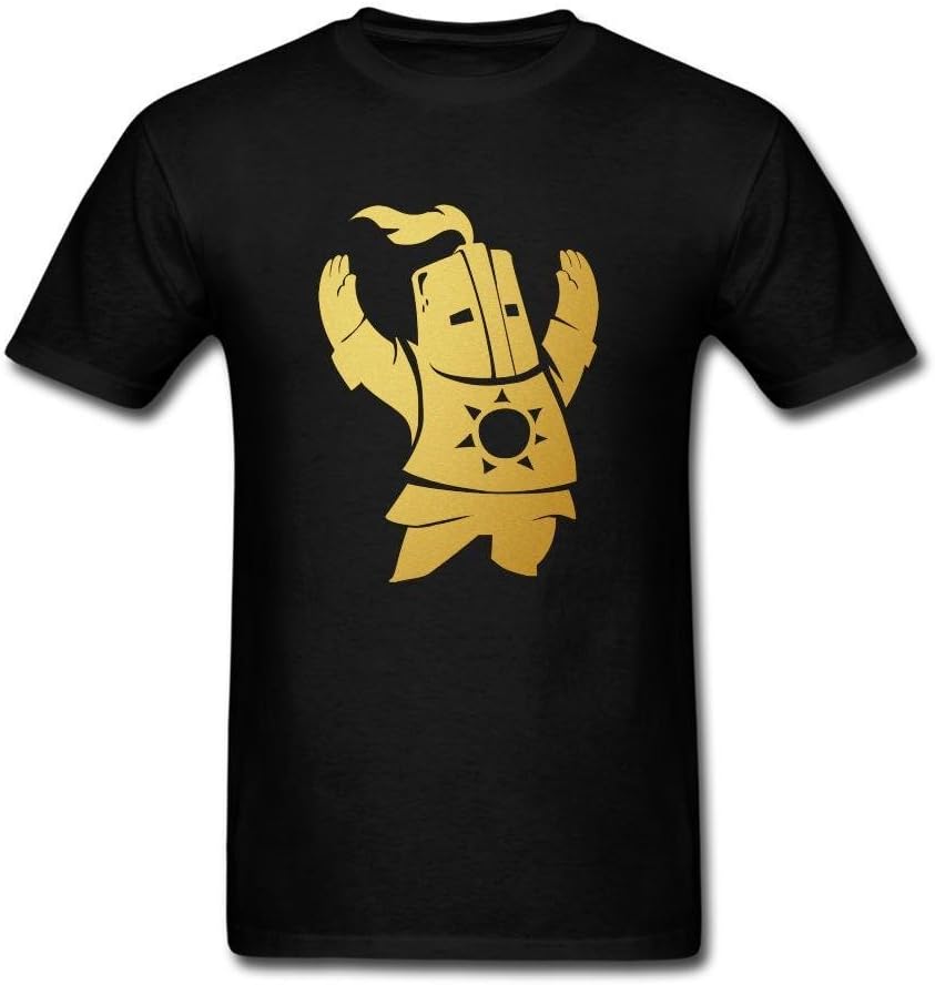 Feixia Men's Dark Souls Sunbro Praise The Sun DIY Cotton Short Sleeve T Shirt