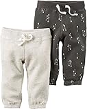 Carter's Baby Boys Bottoms, Grey, 18 Months