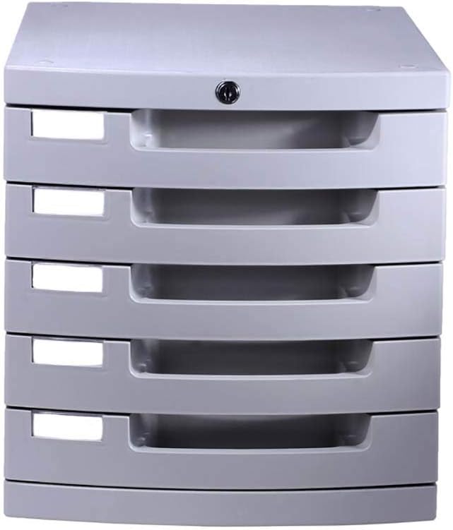 Amazon Com Bxwjg 5 Layers Lockable Data Cabinet Desktop File Cabinet Multi Layer Drawer File Storage Cabinet File Box Office Supplies Portable And Tidy Storage Box Color Grey Home Kitchen