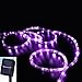 DINOWIN Solar Rope Lights, 39ft/12M 100LED Waterproof Copper Tube Wire String Lights for Garden,Yard, Path, Fence, Stairs, Backyard, Patio Decorative (Purple)