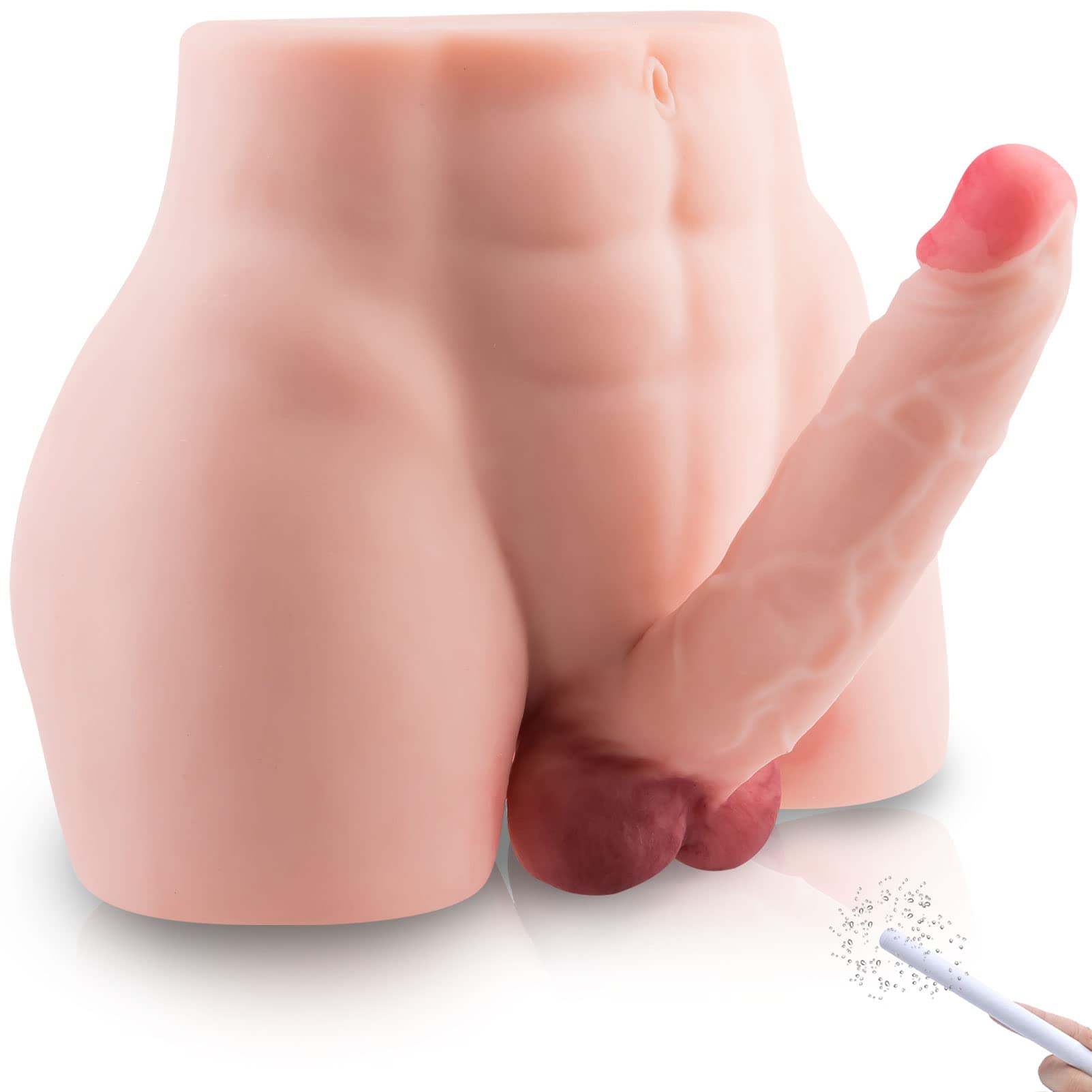 Photo 1 of ***FACTORY SEALED***17LB Male Torso Massive Penis Sex Doll for Women Butt Sex Toys with Tight Anus for Gay Men Testicle Toys Ass with Riding Dildo for Mens Sex Pleasure Anal Sex Body Masturbator for The Gays Men Women