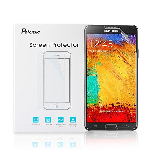PotensicÂ® Samsung Galaxy Note 4 [0.33mm] Premium High Definition (HD) Clear [Xtreme Scratch Defender] Screen Protector - Maximum Clarity and Touchscreen Accuracy FBM0056