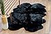 Premium Black Sheepskin Rug Genuine Quad 4x6ft Pelt Fluffy Fur Rug for Living Room
