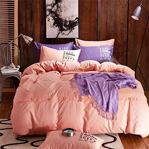 JHLD 4-Piece Duvet Cover, Microfiber Duvet Cover Bed Set, Quality Ultra Silky Soft Premium Bedding Collection-15-220 * 240CM