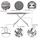 Fiudx 48x15‘’ Home Ironing Board 4 Leg Foldable Adjustable Board Ironing Boards