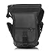 YUMQUA Tactical Drop Leg Pouch, Multi-purpose Bag Military Canvas Drop Leg Bag Motorcycle Thigh Bag Pouch Tool Bag for Outdoor Hiking Cycling Working