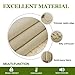 NICETOWN Farmhouse Style Tiers Curtains for Kitchen Window, Room Darkening Thermal Insulated Window Treatment Drapes for Loft/Basement (Biscotti Beige, 2 Panels, 52W by 24L with 1.2 inches Header)