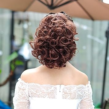 Amazon Com Women Girls Female Short Hair Wig Short Hair Wig Tail