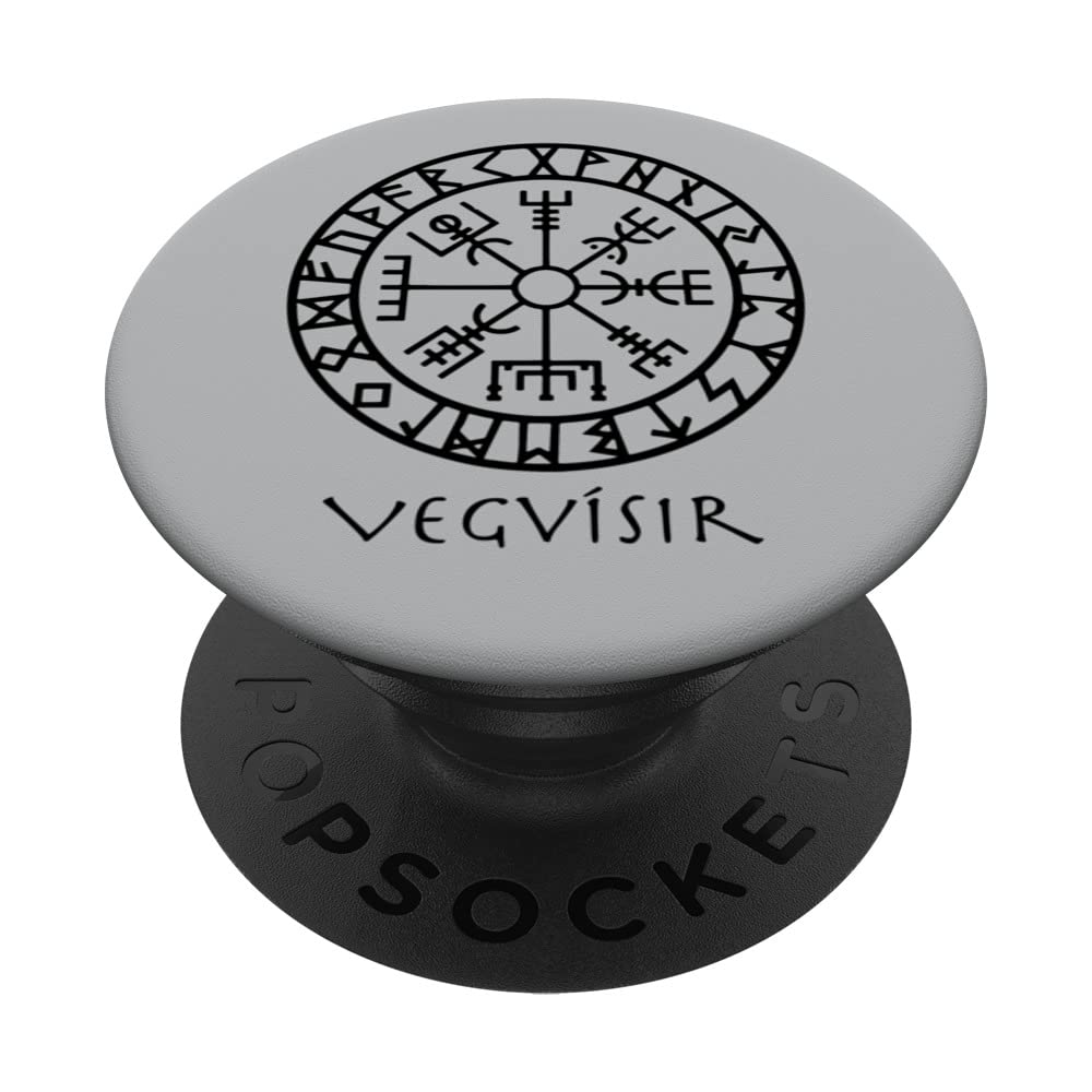 Vegvísir (The Viking Compass) PopSockets Swappable PopGrip