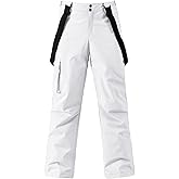 YEEFINE Men's Snow Ski Pants Insulated Waterproof Winter Sports Cargo Snowboard Pants Bibs with Suspenders