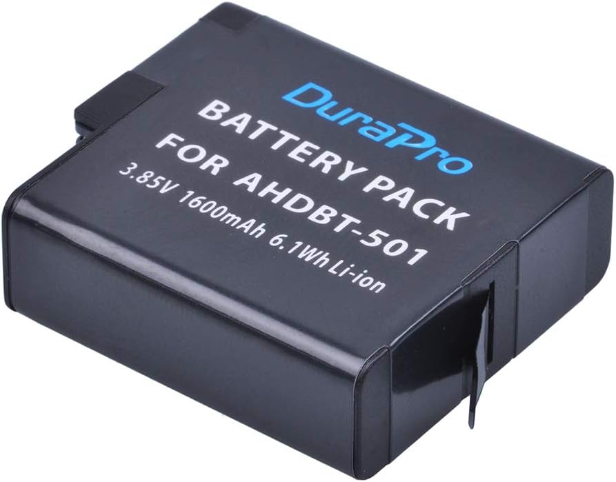 DuraPro 3Pcs Battery for GoPro Hero 7 Hero 6 Hero 5 Batteries + Rapid LED 3-Slots USB Charger with Type C Port for Gopro Accessories (Compatible with GoPro Hero5 All Firmwares v02.00 - Image 4