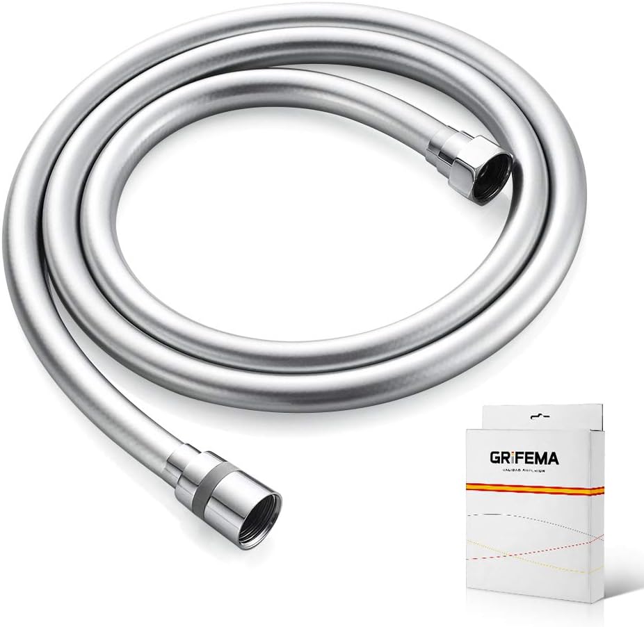 GRIFEMA COMPLENTOG852 1/2 Inch 1.5m Rubber Shower Hose for Shower Head