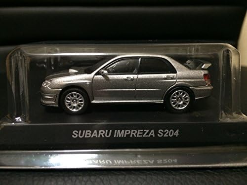 Kyosho Subaru minicar collection separately Circle K Sunkus KYOSHO SUBARU 1/64 IMPREZA Impreza S204 Silver