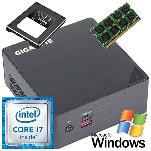 Gigabyte BSI7HAL-6500 6th Gen (Skylake) Core i7 System, 4GB DDR4 , 960GB SATA SSD, WiFi, Bluetooth, Window 10 Pro Installed & Configured by E-ITX