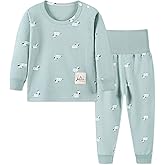 YANWANG 100% Cotton Baby Boys Girls Pajamas Set Long Sleeve Sleepwear