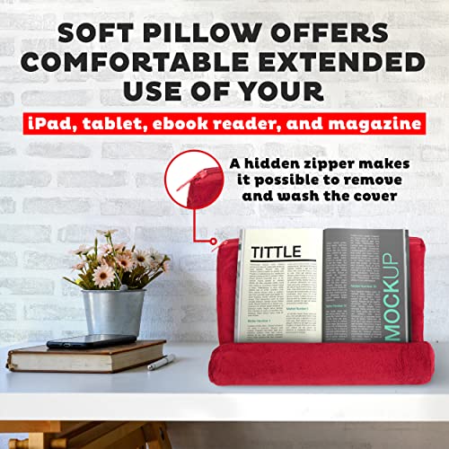 iPad Tablet Holder for Bed, Tablet Pillow Lap Stand for Browsing or