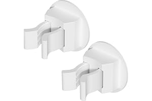 Qsvbeeqj 2Pcs None Drilling Mop Hanger Wall Hanging Clamp Holder Brooms Organizers Wall Hanging Cleaning Tool Storage Rack Br