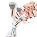 Summifit 11 Pcs Makeup Brush Set Professional Synthetic Face Contour Eyeliner Blending Blush Highlighter Cosmetics Make Up Brushes Kit for Powder Liquid Cream