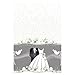 Silver Wedding Plastic Tablecloth, 84