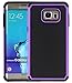 E LV Case for Galaxy S6 Edge + Plus (Shock Proof Defender) Slim Case Cover Full Protection from Drops and impacts for Samsung Galaxy S6 Edge Plus [Purple]
