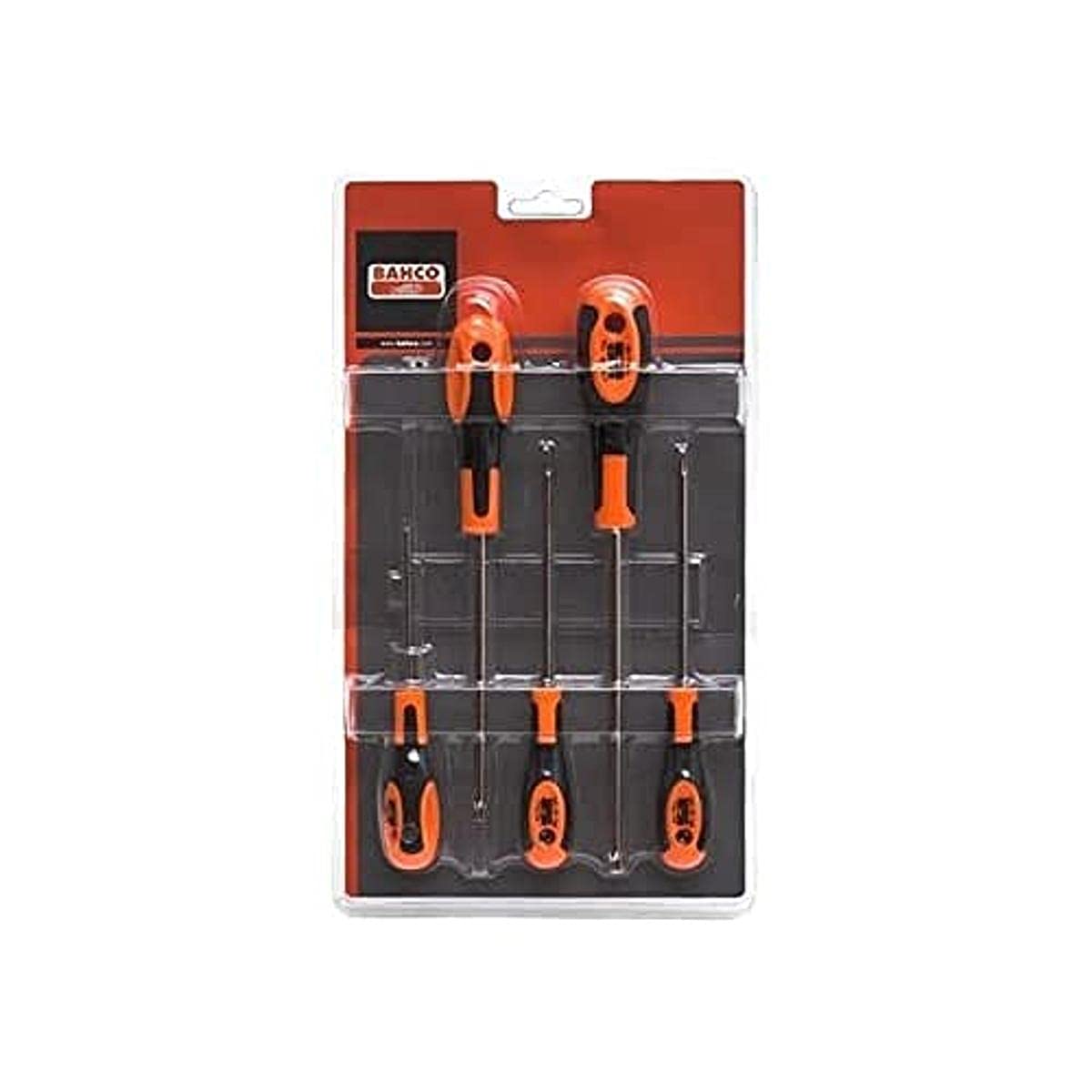 Bahco 612-5 Torx Screwdriver Set, Multi-Colour, Set of 5 Pieces