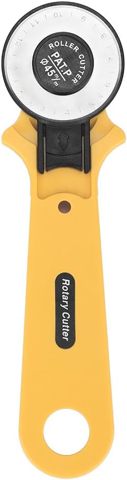 Akozon 45mm Rotary Cutter Flexible Blade Fabric Leather Cutting Tool Homemade Craft Sewing Accessory