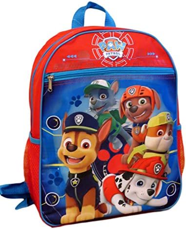 Nicklodean Paw Patrol 15" School Bag Backpack - Red