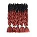 Silike Jumbo Braid Afro Jumbo Braiding Hair Extension 5Pcs/Lot 100g/pc 24