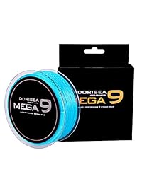 Dorisea MEGA9 9 Superperformance   Hilo de pesca trenzado para máxima distancia y durabilidad para agua salada y agua dulce