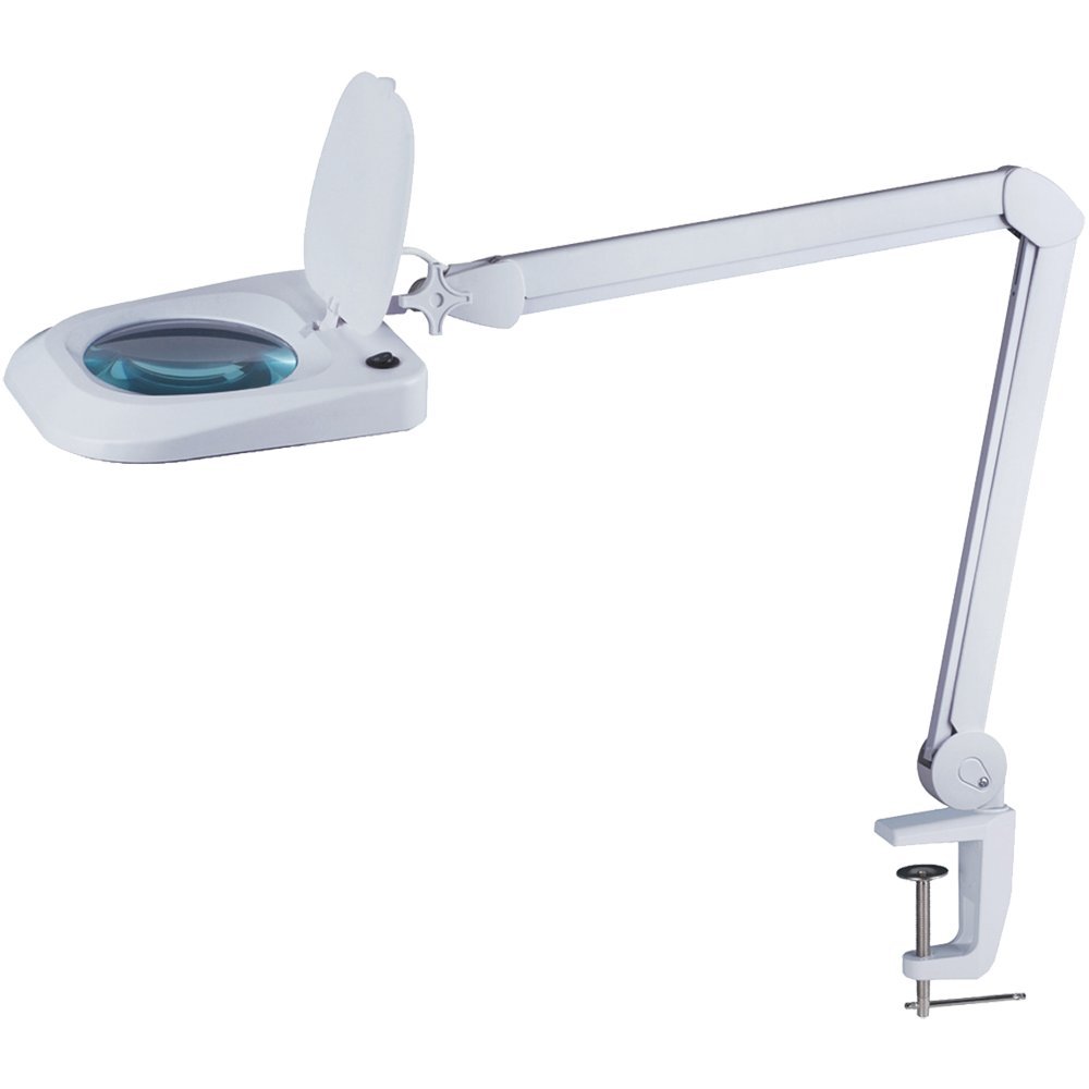 Omano LED Magnifying Lamp (2X Magnifier) Professional Desktop, Reading