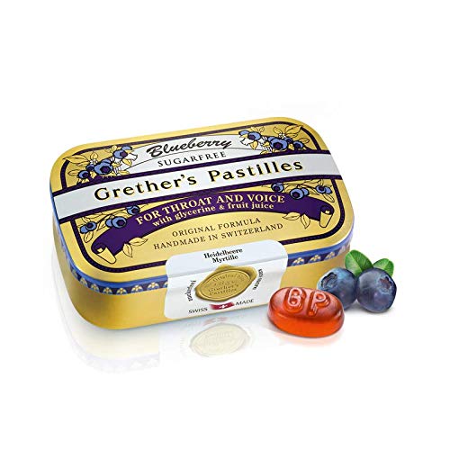 Grether's Sugarfree Pastilles Blackcurrant, Elderflower & Blueberry