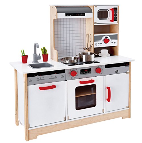 Hape Kids All-in-1 Wooden Play Kitchen with Accessories