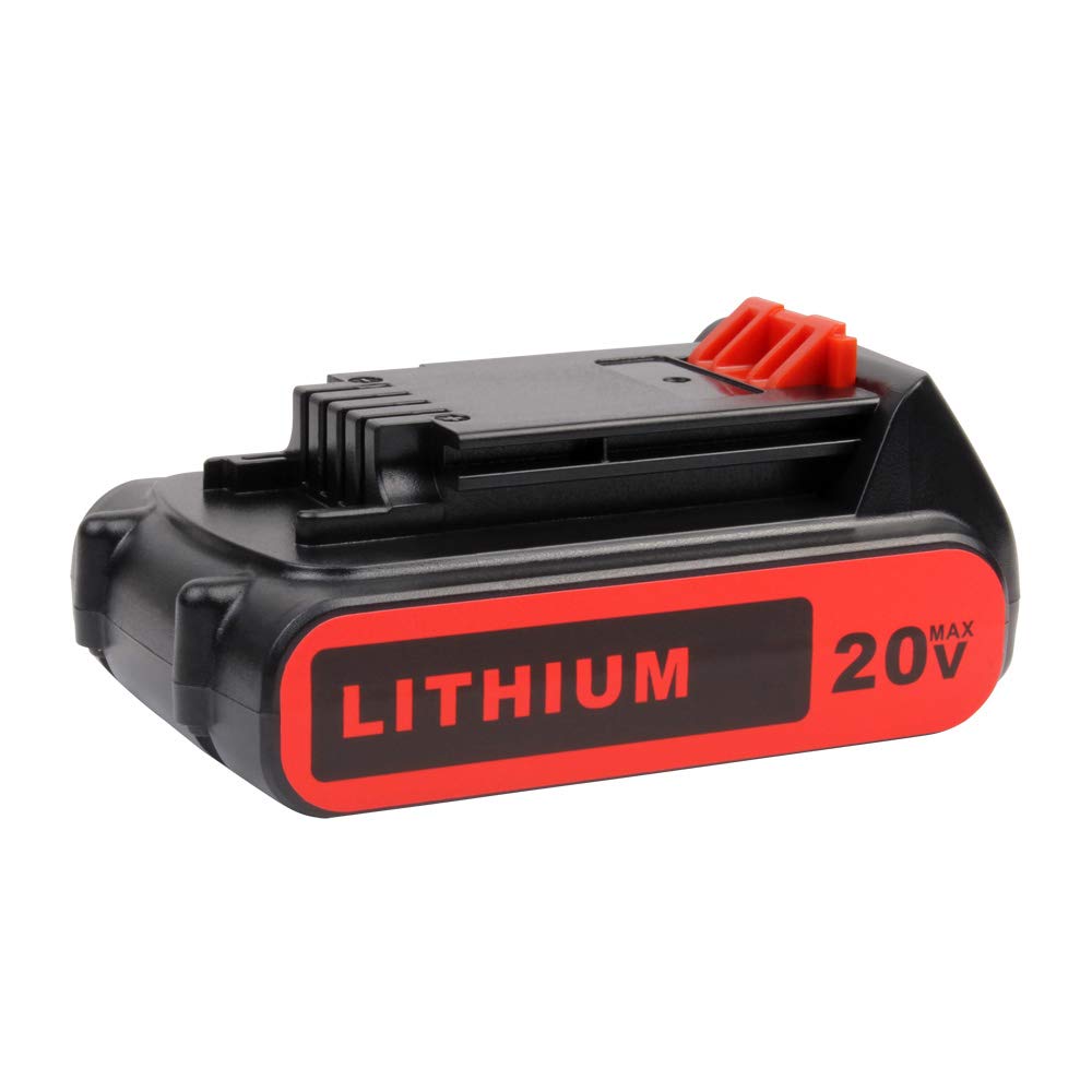 VANTTECH 2.0Ah Li-ion Replacement Battery for Black and Decker 20V BL1518 BL2018 LBXR20 LBXR2020-OPE LB20 LBX20 BL2018-XJ GKC1825L GTC1850L20 STC1820