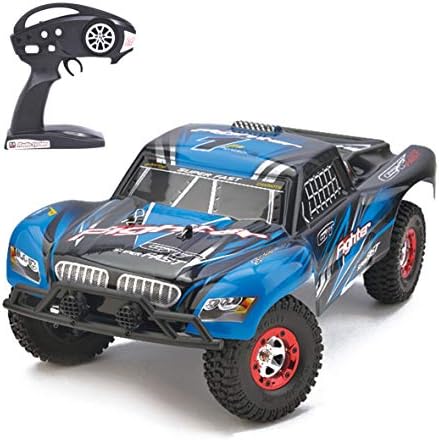 Aiitoy 1:12 Scale RC Car High Speed 4WD 2.4Ghz Remote Control Truck, RTR Radio Controlled Off-Road Monster Truck R/C Hobby Grade for Kids and Adults FY01 (Blue)