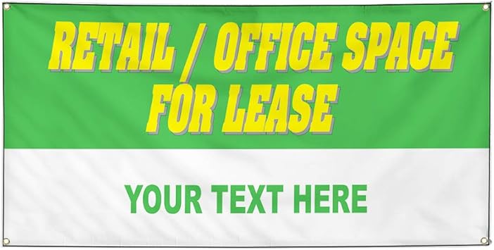Amazon Com Custom Industrial Vinyl Banner Multiple Sizes Retail