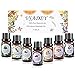 VSADEY Essential Oils Set 100% Pure Aromatherapy Essential Oil Kit for Diffuser, Humidifier, Massage, Skin Care - Lavender, Eucalyptus, Peppermint, Tea Tree, Sweet Orange, Lemongrass (7 x 10ml)