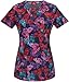 Evolution NXT by Dickies Women's Mock Wrap Floral Print Scrub Top