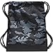 NIKE Sport All Over Print Golf Gymsack, Anthracite/Black/Anthracite