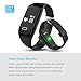 Anmier Smart Fitness Tracker, Heart Rate Fitness Watch Step Track & Sleep MonitorActivity Tracker Waterproof Touch Screen Pedometer Calorie Counter Fitness Bracelet for iPhone & Android Phones
