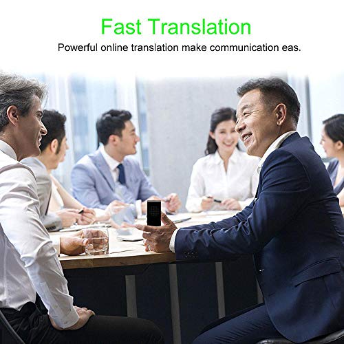 MOGOI Smart Language Translator Device, Pocket Voice/Text BT Translator Two-Way Real Time Support 40+ Languages, Handheld Interpreter for Learning Travelling Business Meeting - Thumbnail 2
