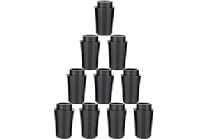 SUMMERHOUSE 10 Pieces Collared Golf Iron Ferrule 0.355'' Taperd 0.370'' Flat Compatible with Callaway X Prototype, Razr X Muscleback, Razr X Tour CB Irons X Series Jaws CC Forged Wedges (NoneRing-0.370)