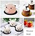 Joho 3D Silicone Baking Molds Cake, Round Silicone Mold Mousse Cake, Dessert Molds for Pastry Chocolate, Sphere Ball