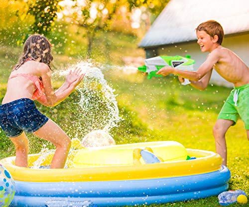3 Pack Super Water Shooter Gun, High Capacity Water Soaker Blaster Squirt Toy for Swimming Pool Party Sand Beach Game, Outdoor Summer Water Fighting Toy for Adult Child Boy and Girl