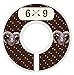 Mumsy Goose Baby Nursery Closet Dividers, Closet Organizers, Baby Boy Woodland Clothes Sizers