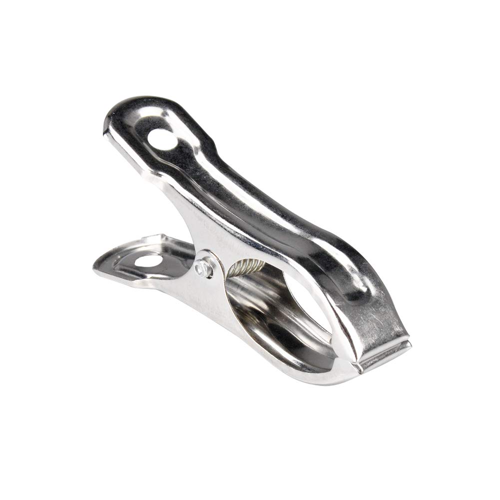Imagine Clips de Acero Inoxidable Clips de Primavera Clips pequeños Pinzas para la Ropa para Carpetas, Ropa Interior, Calcetines, Edredones, Ropa, Pantalones, Camisas (40x5.5cm)