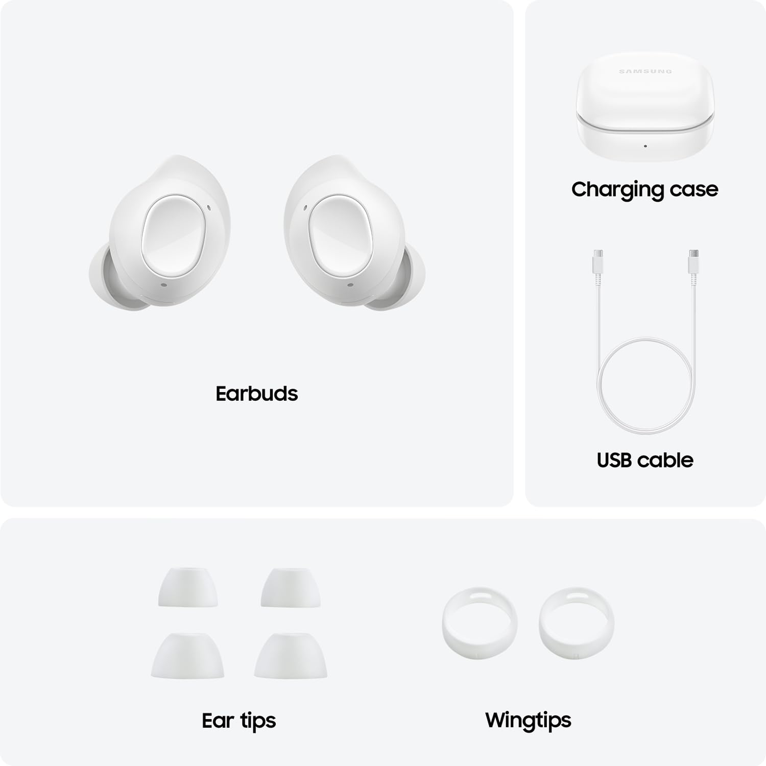 Samsung Galaxy Buds FE True Wireless Bluetooth Earbuds, Comfort and Secure in Ear Fit, Auto Switch Audio, Touch Control, Built-in Voice Assistant, White [US Version, 1Yr Manufacturer Warranty] - Image 7