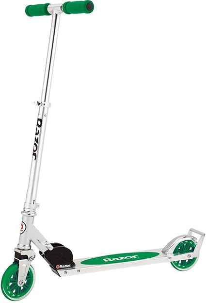 green scooter