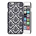 Case for iPhone 6 Plus / iPhone 6s Plus, Moonmini Baroque Retro Court Lace Pattern Texture Hard Plastic Clear Case for Apple iPhone 6 Plus / Apple iPhone 6s Plus 5.5 Inch (Black)