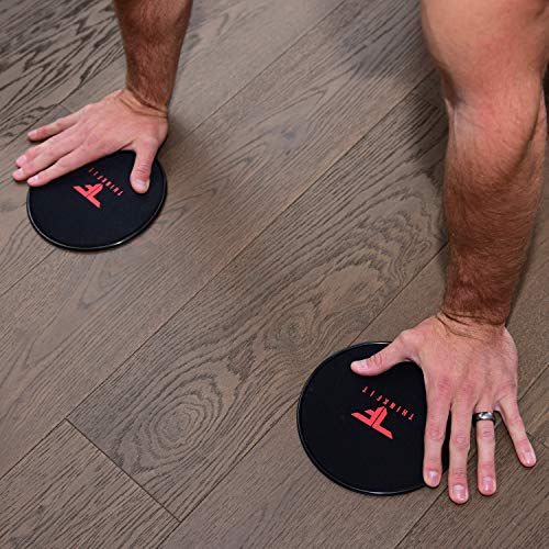 ThinkFit Core System Yoga Exercise Ball Resistance Band Core Sliders Resistance Loop Bands Poster and Pump Think Fit - Live Fit!